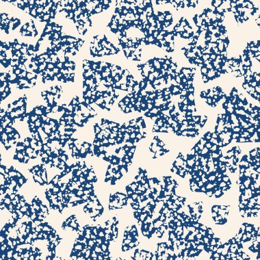 Shibori deseni. Beyaz mavi kravatlı, pürüzsüz desenli. Düz vektör tasarım baskısı. Japonca grafik tekrar eden fayans. Basit geometri arkaplanı. Soyut soyut doğrusal süsleme