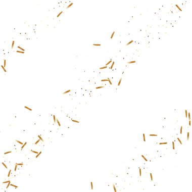  Altın konfetileri, kurdeleler. Parıldıyor. Bokeh geçmişi. Soyut altın yıldönümü davetiye şablonu. Düğün konsepti kartı. Uçan soyut parçacıklar. Patlama kutlama kartı.