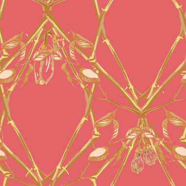 Limonsuz desen. Basit İşaretli Kireç. Botanik Çizimi. Psikedelik Citron Motifi. Vector Summer Citrus Yazdırma. Marigold Sarı ve Kırmızı Modern El Çizim Arkaplanı.