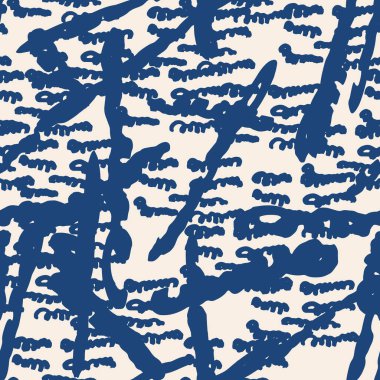 Çizgili doku deseni. İndigo Japon suluboya dikişsiz baskısı. Organik shibori vektör boyası arka plan. Japon kırsal batik kumaşı. Geleneksel modern soyut fayans. Psikedelik halk tasarımı.