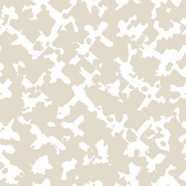 Shibori deseni. Beyaz fildişi kravat, dikişsiz boya. Tek renkli vektör tasarımı baskısı. Moda grafik tekrarı baskısı. Elmas arka plan. Modern soyut doğrusal süs. 