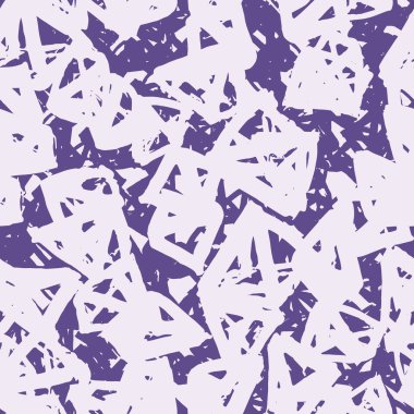 Üçgen desen. Ultraviyole geometrik dikişsiz doku. Tek renkli tasarım baskısı. Fütürist grafik tekrar eden fayans. Mürekkeple çizilmiş geometri arka planı. Soyut soyut doğrusal süsleme