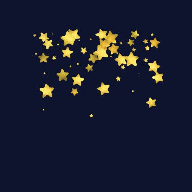 Folyo altın konfetisi. Parıldayan vektör arka planı kutlar. Suluboya altın parıltılar ve noktalar. Makbuz arkaplanı. Noel partisi davetiye şablonu. Düşen altın konfetileri. Parıldayan arkaplan. 