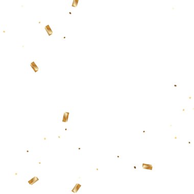  Altın konfetileri, kurdeleler. Parıldıyor. Bokeh geçmişi. Soyut altın yıldönümü davetiye şablonu. Düğün konsepti kartı. Uçan soyut parçacıklar. Patlama kutlama kartı.