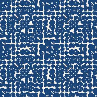 Fildişi beyaz nokta deseni. Vektör shibori noktasız iz. Organik hipster suluboya geçmişi. Boyalı fayans. Geometrik sevimli Japon deseni. Rastgele çizilmiş doğrusal tasarım. Kimono suluboya