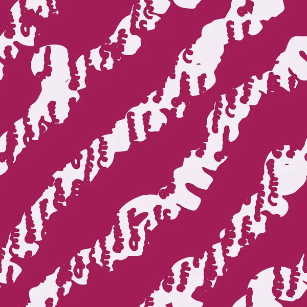 Streep Textuur Patroon Rood Witte Japanse Aquarel Naadloze Print Organische — Stockvector