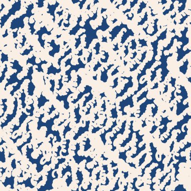 Çizgili doku deseni. İndigo Japon suluboya dikişsiz baskısı. Organik shibori vektör boyası arka plan. Japon kırsal batik kumaşı. Geleneksel modern soyut fayans. Psikedelik halk tasarımı.