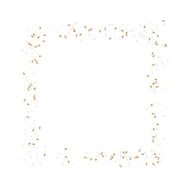  Altın konfetileri, kurdeleler. Parıldıyor. Bokeh geçmişi. Soyut altın yıldönümü davetiye şablonu. Düğün konsepti kartı. Uçan soyut parçacıklar. Patlama kutlama kartı.