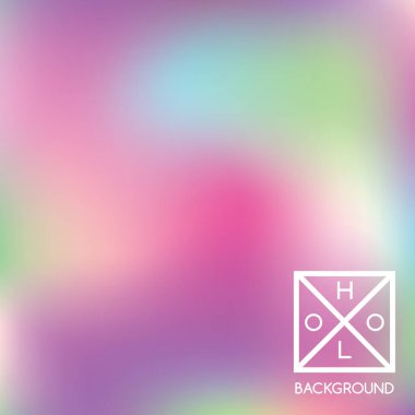 Sanal arkaplan. Holo ışıltılı kapak. Soyut yumuşak pastel renkler arka plan. Moda yaratıcı vektör kozmik değişim. Pastel fantezi folyo. Pankart için yaratıcı neon şablonu. Canlı bir iz..