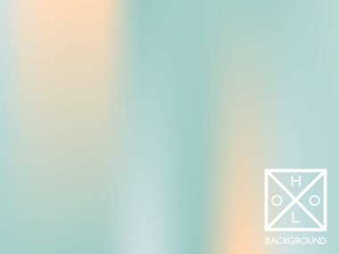 Sanal arkaplan. Holo yanardöner örtüsü. Soyut yumuşak pastel renkler arka plan. Asgari yaratıcı vektör gradyanı. Pastel fantezi folyo. Pankart için yaratıcı neon şablonu. 