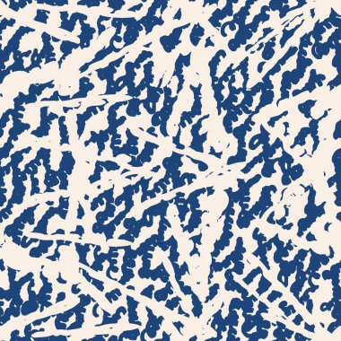 Çizgili doku deseni. İndigo Japon suluboya dikişsiz baskısı. Organik shibori vektör boyası arka plan. Japon kırsal batik kumaşı. Geleneksel modern soyut fayans. Psikedelik halk tasarımı.
