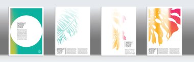 Gökkuşağı örtüsü şablonu. Düğün egzotik düzeni. Şirket yıllık raporu, poster, derginin ilk sayfası için fon. Minimum broşür, iş ilanı. Terfi konsepti kartı. A4 düz soyut sanat