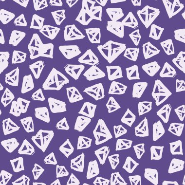 Üçgen desen. Ultraviyole geometrik dikişsiz doku. Hippi moda baskısı. Mimalistik grafik tekrar eden fayans. Suluboya geometri arka planı. Soyut soyut doğrusal süsleme