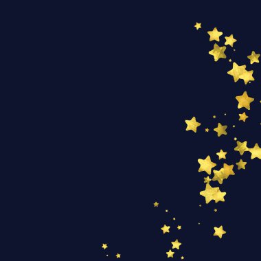 Folyo altın konfetisi. Parıldayan vektör arka planı kutlar. Suluboya altın parıltılar ve noktalar. Patlama arkaplanı. Noel partisi davetiye şablonu. Düşen altın konfetileri. Parıldayan arkaplan. 