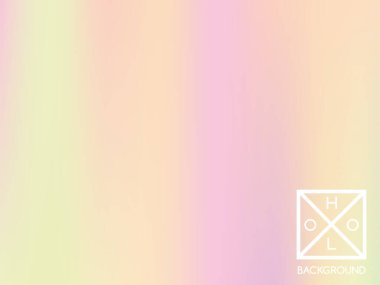 Sanal arkaplan. Holo ışıltılı kapak. Soyut yumuşak pastel renkler arka plan. Moda yaratıcı vektör kozmik değişim. Ağ holografik folyo. Pankart için yaratıcı neon şablonu. Canlı bir iz..