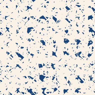 Üçgen desen. İndigo geometrik dikişsiz doku. Tek renkli vektör tasarımı baskısı. Mimalistik grafik tekrar eden fayans. Mürekkeple çizilmiş geometri arka planı. Modern soyut doğrusal süs. 