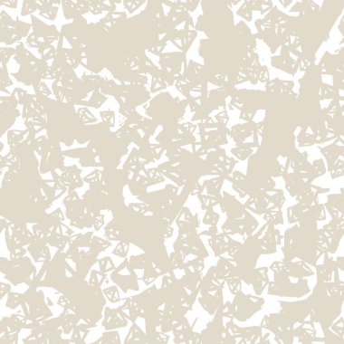 Üçgen desen. Beyaz fildişi geometrik dikişsiz doku. Düz vektör tasarım baskısı. Moda grafik tekrarı baskısı. Suluboya geometri arka planı. Soyut soyut doğrusal süsleme. 