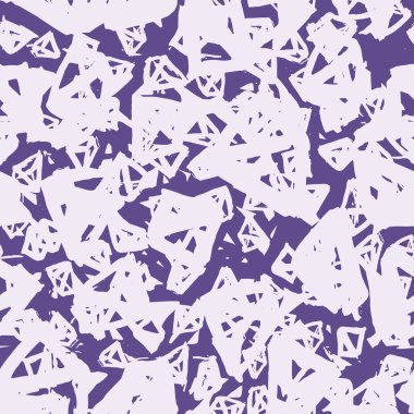 Üçgen desen. Ultraviyole geometrik dikişsiz doku. Tek renkli tasarım baskısı. Moda grafik tekrarı baskısı. Basit geometri arkaplanı. Modern soyut doğrusal süs. 