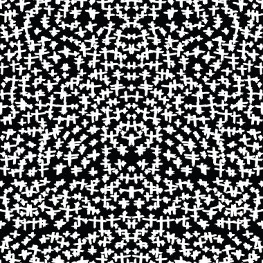 Çapraz model. Siyah, beyaz, geometrik, pürüzsüz doku. Tek renkli tasarım baskısı. Japonca grafik tekrar eden fayans. Kimono geçmişi. Soyut soyut doğrusal süsleme. 