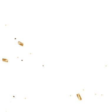  Altın konfetileri, kurdeleler. Parıldıyor. Bokeh geçmişi. Soyut altın yıldönümü davetiye şablonu. Düğün konsepti kartı. Uçan soyut parçacıklar. Patlama kutlama kartı.