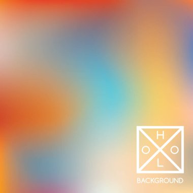 Sanal arkaplan. Holo yanardöner örtüsü. Soyut yumuşak pastel renkler arka plan. Moda yaratıcı vektör kozmik değişim. Pastel holografik folyo. Pankart için yaratıcı neon şablonu. Canlı bir iz..