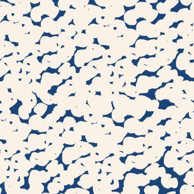 Mavi çizgili desen. Mavi doku. Vektör shibori kusursuz iz. Japon suluboya arka planı. Boyalı fayans. Geometrik dikişsiz desen. El çizimi Japon batik tasarımı. Kimono suluboya