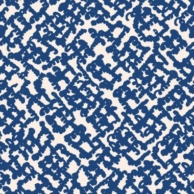 Çizgili doku deseni. İndigo Japon suluboya dikişsiz baskısı. Organik shibori vektör boyası arka plan. Japon kırsal batik kumaşı. Geleneksel modern soyut fayans. Psikedelik halk tasarımı.