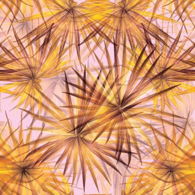 Palm Monstera Kusursuz Düzen. Pembe Beyaz Tropikal Yaz Arkaplanı. Plaj Ormanı Mayo Tasarımı Yaprakları. Lei Uyum. Klasik Hawai baskısı. Egzotik doku. Botanik döşemesi.