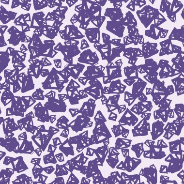Üçgen desen. Ultraviyole geometrik dikişsiz doku. Düz vektör tasarım baskısı. Mimal grafik tekrar eden fayans. Basit geometri arkaplanı. Modern soyut doğrusal süs. 