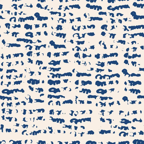 Streep Textuur Patroon Indigo Japanse Aquarel Naadloze Print Organische Shibori — Stockvector