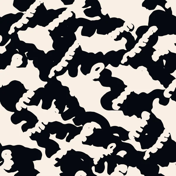 Streep Textuur Patroon Zwart Witte Japanse Aquarel Naadloze Print Organische — Stockvector