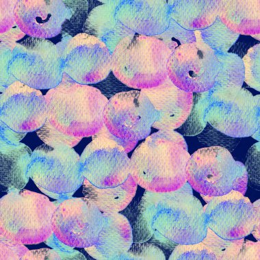 Geometrik suluboya desenini çember yapın. Islak sıvı fırça boya arka planı. Soyut küre şablon tasarımı. Suluboya çok az mayo dairesi izi. Moda, basit bir süs. Modern spot arkaplanı.