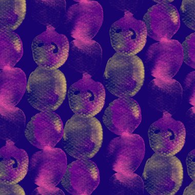 Minimum geometrik suluboya deseni. Islak sıvı fırça boya motifi. Soyut şablon kusursuz tasarım. Suluboya çok az mayo dairesi izi. Moda, basit bir süs. Modern spot arkaplanı.