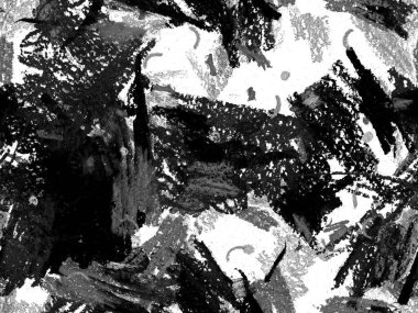 Modern Doodle Header. Yatay Şablon için Siyah ve Beyaz Arkaplan Üzerine Şirin Büyük Yaratıcı Geometrik Kusursuz Desen. Büyük Olağandışı Asgari Parmak izi. Pastel Doodle Başlığı.