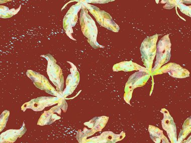 Kırmızı pembe egzotik desen. Canavar ve amber çiçekleri tropik buket. Hawaii tişörtü ve mayo fayansı. Yatay Kaliforniya doğal doku tasarımı. Aşırı doğal botanik tasarımı.