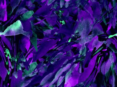 Boho kaleydoskop soyut, kusursuz desen. Çivit mavisi etnik doku. Suluboya bohem Fas baskısı. Mayo, suluboya, soyut kravat, iç döşeme. Fırça darbesi arka plan