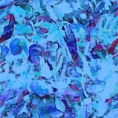 Suluboya egzotik, pürüzsüz desen. Kabile renginde boya fırçası izi. Soyut geometrik suluboya tasarımı. Mayo dokusu. Çiçekli Coachella pürüzsüz desen. Sıkıntılı soyut karışık sanat eserleri.