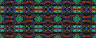 Etnik Kusursuz Düzen. Eğlenceli Dikdörtgen İkat Uyumu. Boya fırçası Python arka planı. Sembol geometrik mayo deseni. Yılan Derisi Rastgele Doku. Kırmızı, Mavi ve Siyah Suluboya Etnik Tasarım.