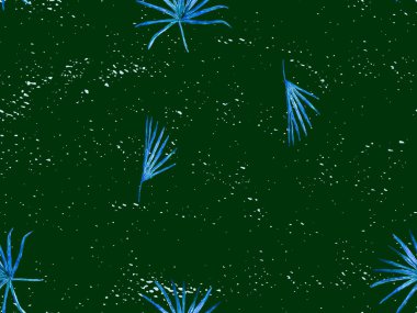 Yeşil egzotik desen. Canavar ve amber çiçekleri tropik buket. Hawaii tişörtü ve mayo fayansı. Yatay Kaliforniya doğal doku tasarımı. Güzel bahar botanik tasarımı.