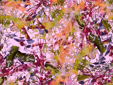 Püskürme izi yok. Kırmızı suluboya fırça darbesi grunge tasarımı. Suluboya boya boya tasarımı. Kademeli mürekkep lekeleri. Çamur tabakası. Sıvı damlayan fırça sonsuz iz.