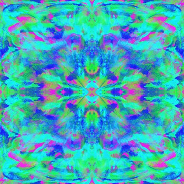 Fırça darbeleri. Beyaz Indigo Suluboya geometri baskısı. Pastel boyalı suluboya arka plan. El çizimi soyut sanat çizgisi. Tekrar eden mayo desenli. Fırça izi.