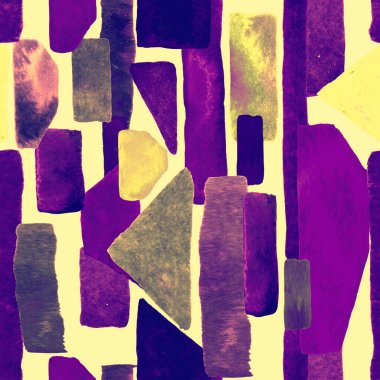 Bauhaus deseni. Ultraviyole geometrik suluboya soyut, dikişsiz baskı. Suluboya çizgili arka plan. Kaleydoskop çizgileri. Çağdaş sanat illüstrasyonu. Bauhaus grafik tasarımı. Moda dokusu