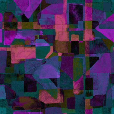 Bauhaus deseni. Pembe kırmızı geometrik, soyut, dikişsiz, sulu boya. Suluboya çizgili arka plan. Kaleydoskop çizgileri. Çağdaş sanat illüstrasyonu. Bauhaus grafik tasarımı. Moda dokusu
