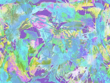 Püskürme izi yok. Mavi suluboya fırça darbesi grunge tasarımı. Suluboya kaotik sıçrama boya tasarımı. Kademeli mürekkep lekeleri. Toprak sıçrama deseni. Sıvı damlayan fırça sonsuz iz.