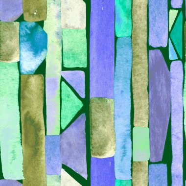 Bauhaus deseni. Holografik geometrik suluboya, soyut, dikişsiz baskı. Suluboya çizgili arka plan. Kaleydoskop çizgileri. Çağdaş sanat illüstrasyonu. Bauhaus grafik tasarımı. Moda dokusu