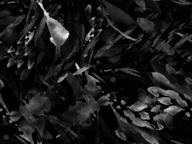 Boho kaleydoskop soyut, kusursuz desen. Siyah ve beyaz ırk dokusu. Suluboya bohem Fas baskısı. Mayo, suluboya, soyut kravat, iç döşeme. Fırça darbesi arka plan