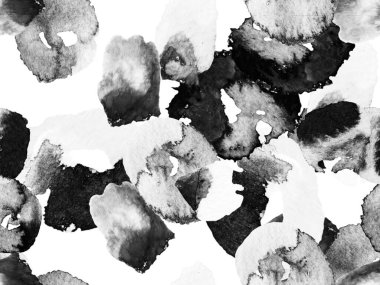 Yaz Vintage Arkaplanı. Çiçek Ayurveda deseni. Monokrom ve Gri Ölçekli Biyopullu Yasemin Kusursuz Şablon. Suluboya Turuncu Çiçek ve Yapraklar. Canlı Sakura ve Jasmine Yazdırma.