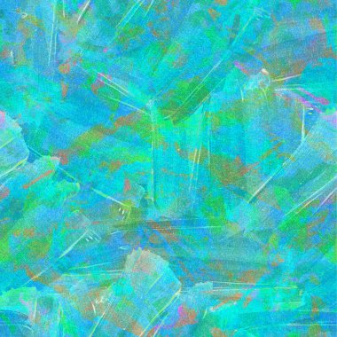 Yeşil suluboya kusursuz desen. Fırça darbeleri arka plan. Klasik soyut yaz akrilik sonsuz fayans. Suluboya kare sıvı sanatsal baskı. Etnik kabataslak yüzey. Basit yaratıcı ressamlık.