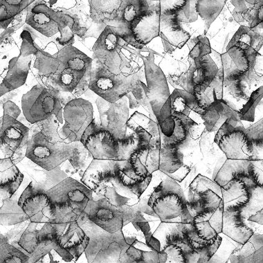 Suluboya tropikal, pürüzsüz desen. Kabile renginde boya fırçası izi. Soyut geometrik suluboya tasarımı. Pachwork dokusu. Çiçekli Coachella pürüzsüz desen. Etnik soyut karma sanat eserleri.