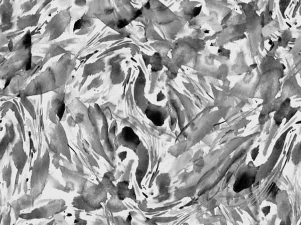 Caleidoscopio Boho Patrón Abstracto Sin Costura Textura Étnica Blanco Negro — Foto de Stock